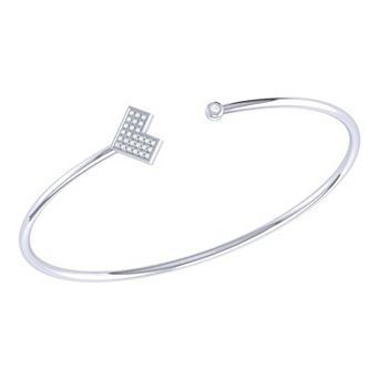 One Way Arrow Diamond Adjustable Cuff