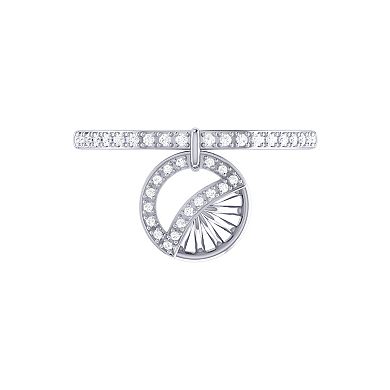 Moon Phases Diamond Charm Ring