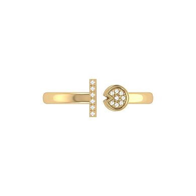Pac Man Lane Diamond Open Ring