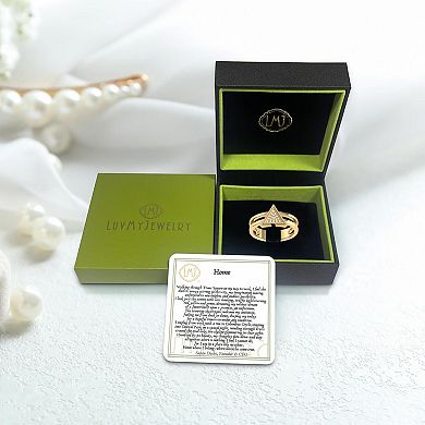 On Point Triangle Diamond Ring