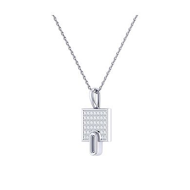 Sidewalk Square Diamond Chain Pendant