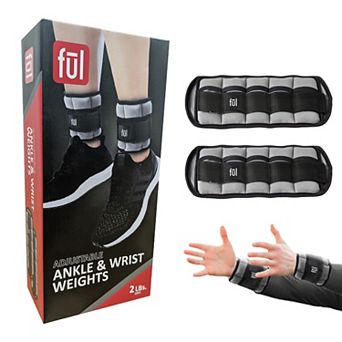 FUL Adjustable Ankle & Wrist Weights (2 LBS. Each)