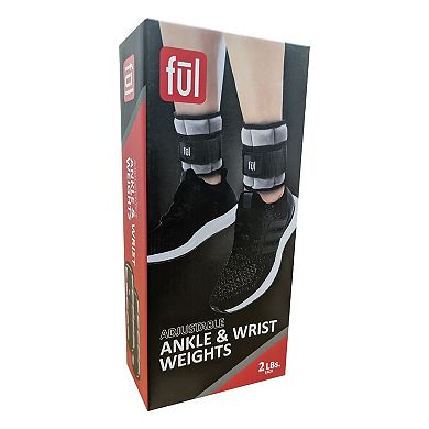 FUL Adjustable Ankle & Wrist Weights (2 LBS. Each)
