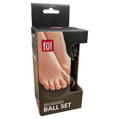FUL Black Massage Ball Set(2 Pieces)