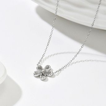 Minimalist 5-Petal Flower Necklace for Women Dainty, Easy-to-Wear Jewelry for Everyday
