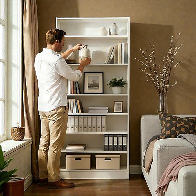 Lufeiya 9 Tier Shoe Cabinet with Adjustable Shelves and Open Storage