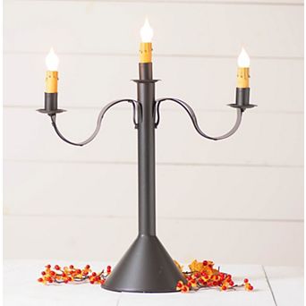 Irvin's Country Tinware 3 Light Accent Light in Smokey Black