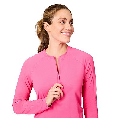 Free Country Women's SunFree Quarter Zip UPF Sunshirt