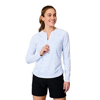 Free Country Women's SunFree Quarter Zip UPF Sunshirt