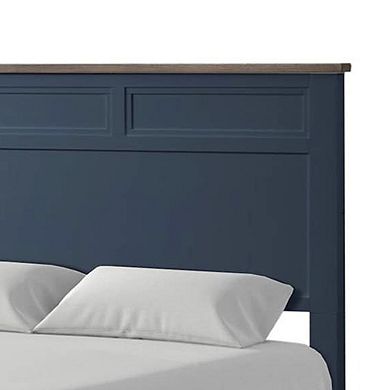 Tela Bed w Recessed Panel Headboard