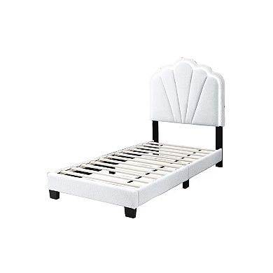 Roxy Bed, Wool, LED Lighting, Padded Headboard