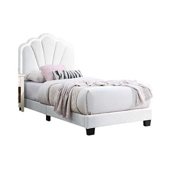 Roxy Bed, Wool, LED Lighting, Padded Headboard