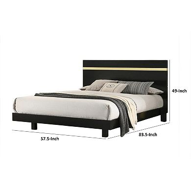 Yoki Bed w Underbed LED, Acrylic Trim, Frame