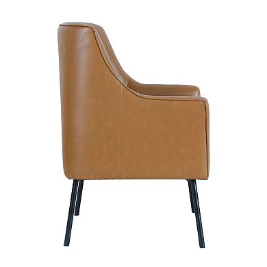 Sune Accent Chair, Metal Legs