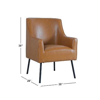 Sune Accent Chair, Metal Legs