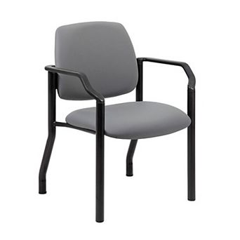 Guest Chair with Modern Steel Frame, Antimicrobial Vinyl