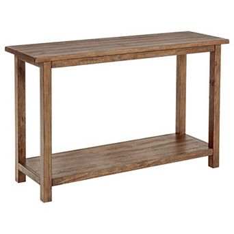 Ayne Console Table, 1 Bottom Shelf, Classic Wood Frame