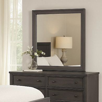 Dresser Mirror, Poplar Wood Frame, Square