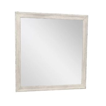 Dresser Mirror, Poplar Wood Frame, Square
