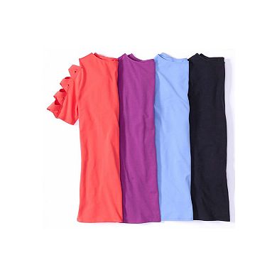 Catherines Women's Plus Size Suprema Crisscross Elbow Sleeve Tee