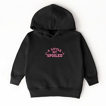 Embroidered A Little Bit Spoiled - Toddler Hoodie