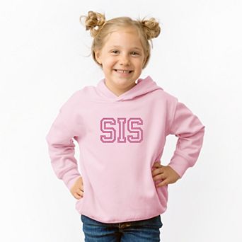Embroidered Sis Outline - Toddler Hoodie