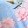 Blue Pink Floral