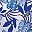 Blue Palm Leaf