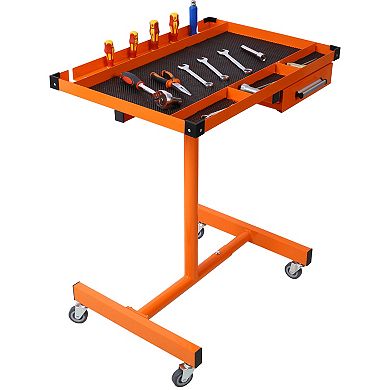 Multifunctional Workbench with Drawer, Corner Pad, Extendable Base