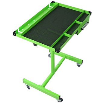 Multifunctional Workbench with Drawer, Corner Pad, Extendable Base