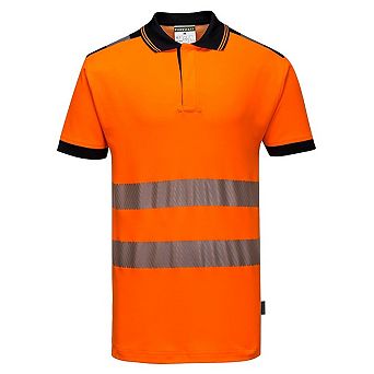 Portwest Mens PW3 Hi-Vis Polo Shirt