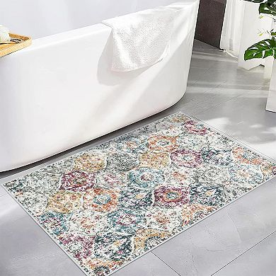 Entryway Rug, Kitchen Rugs Non Slip Washable, Non-Slip Indoor Door Mat Ultra-Thin Small Throw Carpet