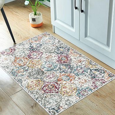 Entryway Rug, Kitchen Rugs Non Slip Washable, Non-Slip Indoor Door Mat Ultra-Thin Small Throw Carpet