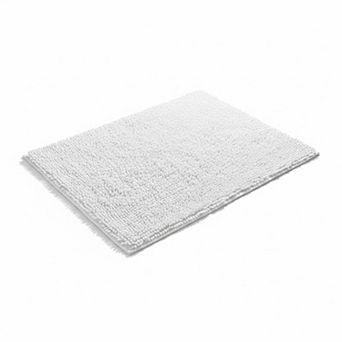 Thick Soft Chenille Bath Rug Absorbent Quick Dry Rubber Backing Washable Shower Floor Mat