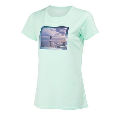Regatta Womens/Ladies Fingal VIII Surf Print T-Shirt