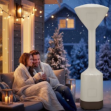 Wind Snow Resistant Patio Heater Cover 36x18.5x95", Tan Easy-On Outdoor