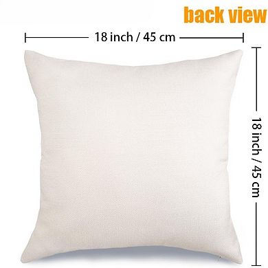 Easter Throw Pillow Covers Set of 4, Spring Decorative Farmhouse Holiday Cushion Case for Home