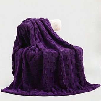 Fleece Throw Blanket 50”×60” for Couch Sofa Bed,Super Soft Cozy Plush Microfiber Flannel Blanket