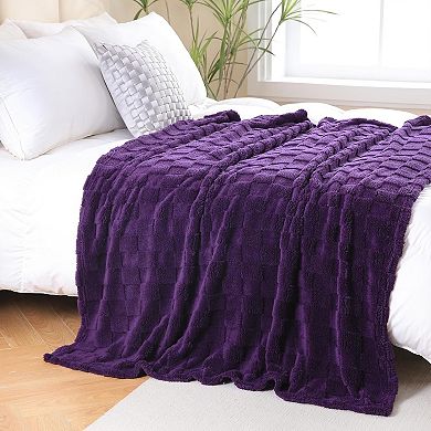 Fleece Throw Blanket 50”×60” for Couch Sofa Bed,Super Soft Cozy Plush Microfiber Flannel Blanket