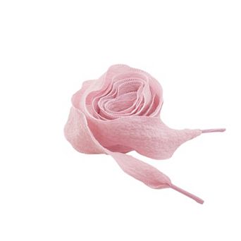 Women's 2 Pairs Rolled Ruffled Shoe Laces Pleated Shoestring 39.4"