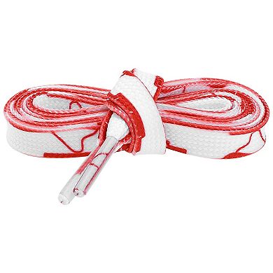 Women's Flat Irregular Color Blocks Shoelaces for Sneakers 2 Pairs 39.4"