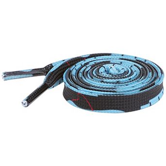 Women's Flat Irregular Color Blocks Shoelaces for Sneakers 2 Pairs 39.4"