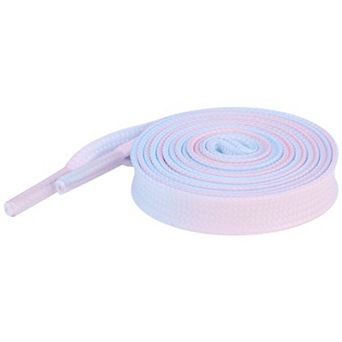 Women's Three Colors Gradient Shoelaces Flat for Sneakers 1 Pair 55.1"