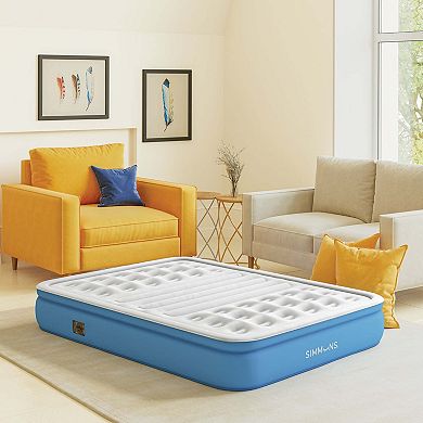 Lumbar Firm, 12" Tri-Zone Air Mattress -Built-In Pump and Extra Lumbar Support