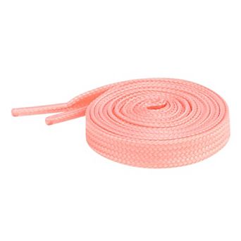 Women's Solid Color Flat Shoelaces Athletic Shoestrings 2 Pairs for Sneakers 55.1"