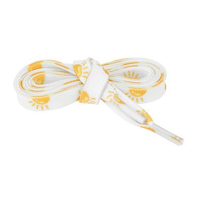 Women's Sneakers Orange Flat Shoelaces Gradient Athletic Shoelaces 1 Pair 47.2"