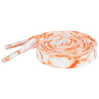 Women's Sneakers Orange Flat Shoelaces Gradient Athletic Shoelaces 1 Pair 47.2"