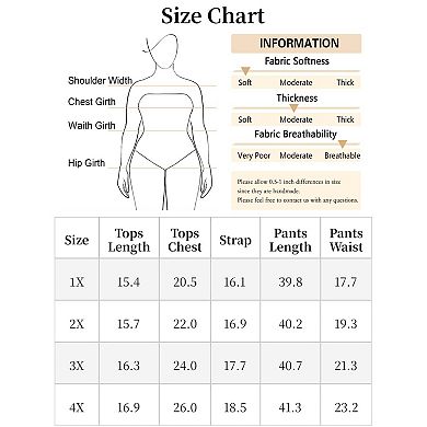 2 Sets Women's Plus Size Pajama Sets Sleepwear 2 Piece Cami Top and Pants with Pockets Nightwear