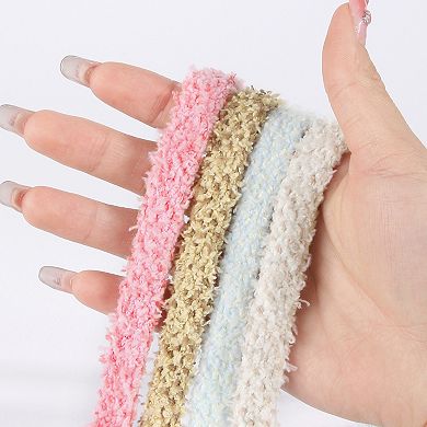 Women's 1 Pair Flat 0.47'' Fat Soft Fluffy Shoelaces for Sneakers 39.4"