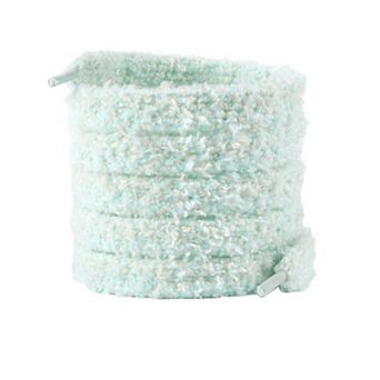 Women's 1 Pair Flat 0.47'' Fat Soft Fluffy Shoelaces for Sneakers 39.4"